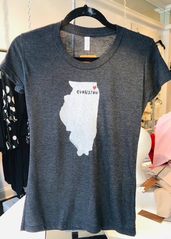 I Love Evanston Tee