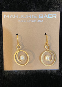 Marjorie Baer Pierced Earrings