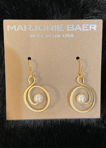 Marjorie Baer Pierced Earrings
