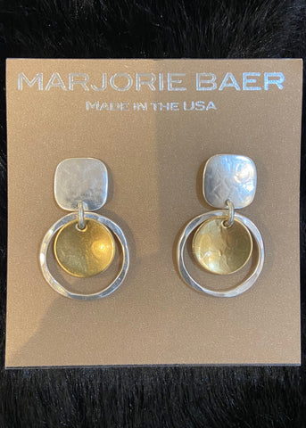 Marjorie Baer Pierced Earrings